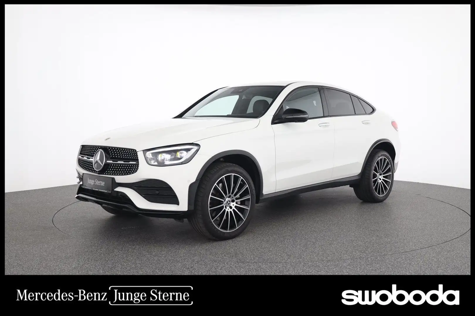 Mercedes-Benz GLC 300 de 4M Coupe AMG Line Premium AHK Weiß - 1