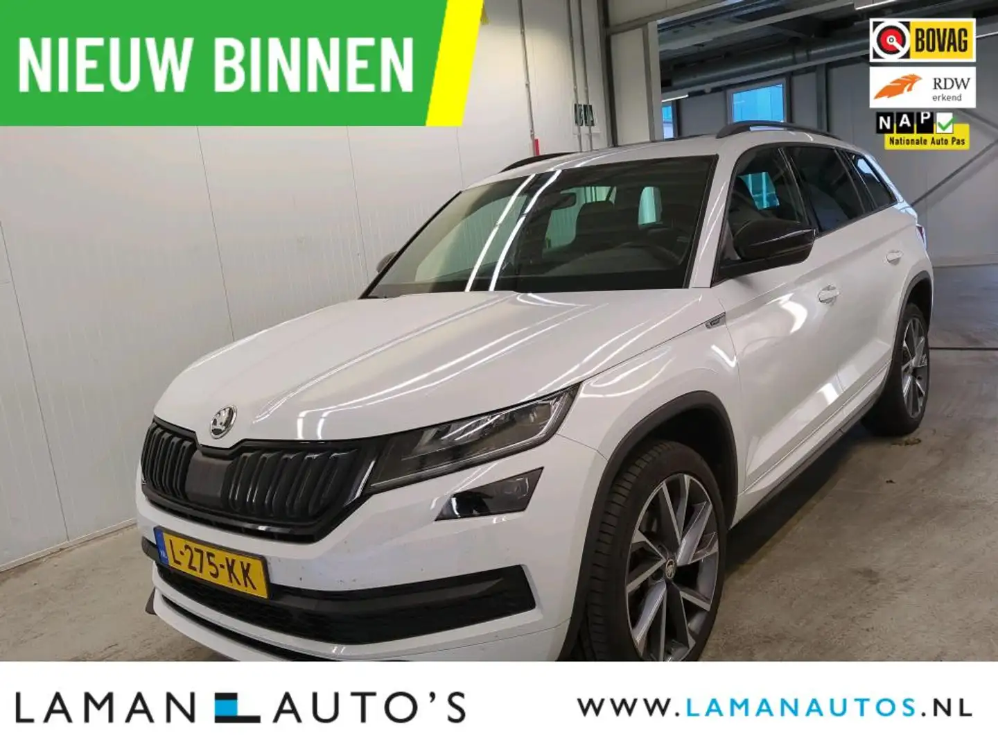 Skoda Kodiaq 1.5 TSI 150pk DSG Sportline Business Aut. | Panora Wit - 1