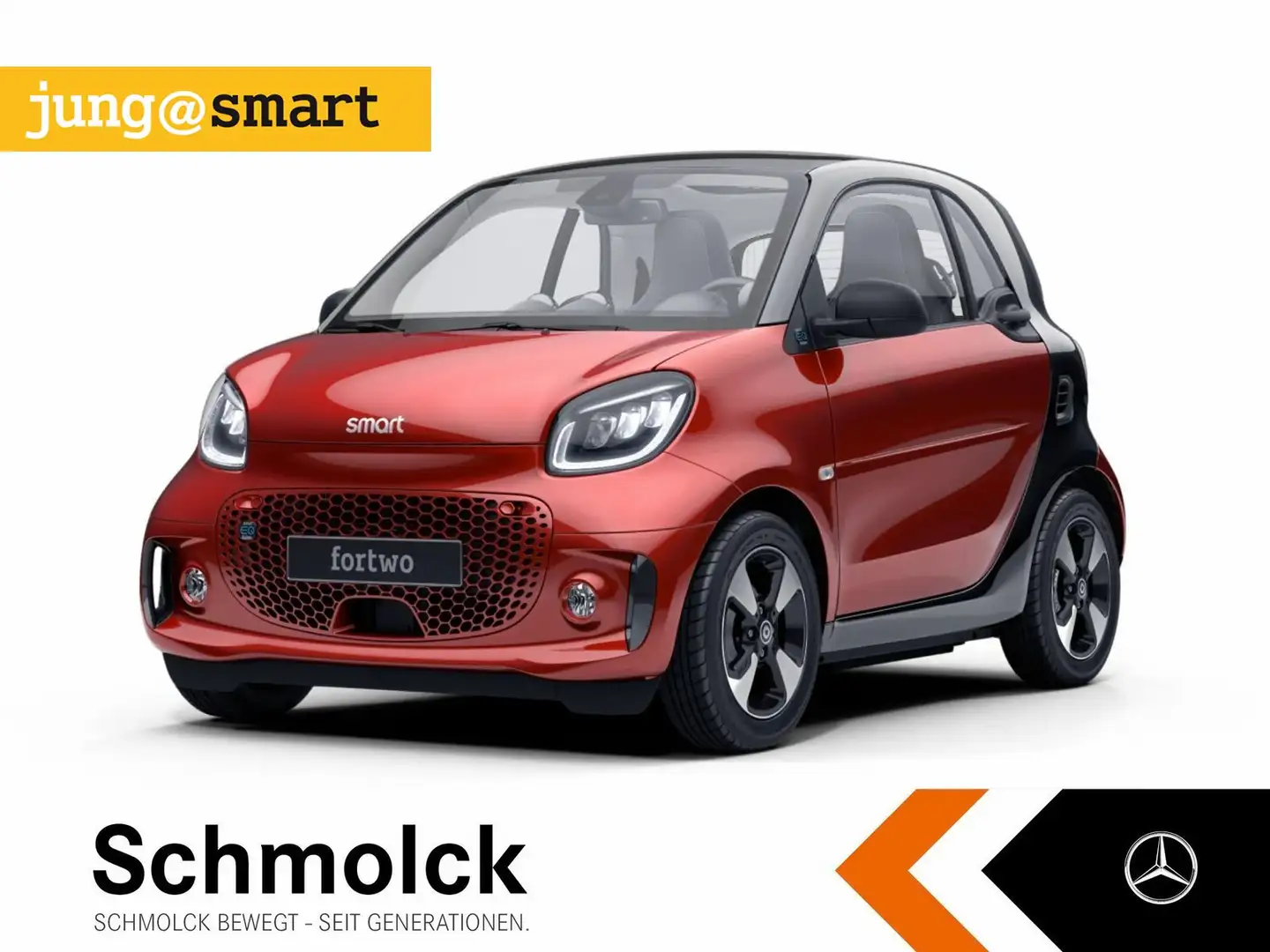 smart forTwo fortwo EQ EXCLUSIVE+22KW+JBL+GJR+LED+PANO+KAMERA Rood - 1