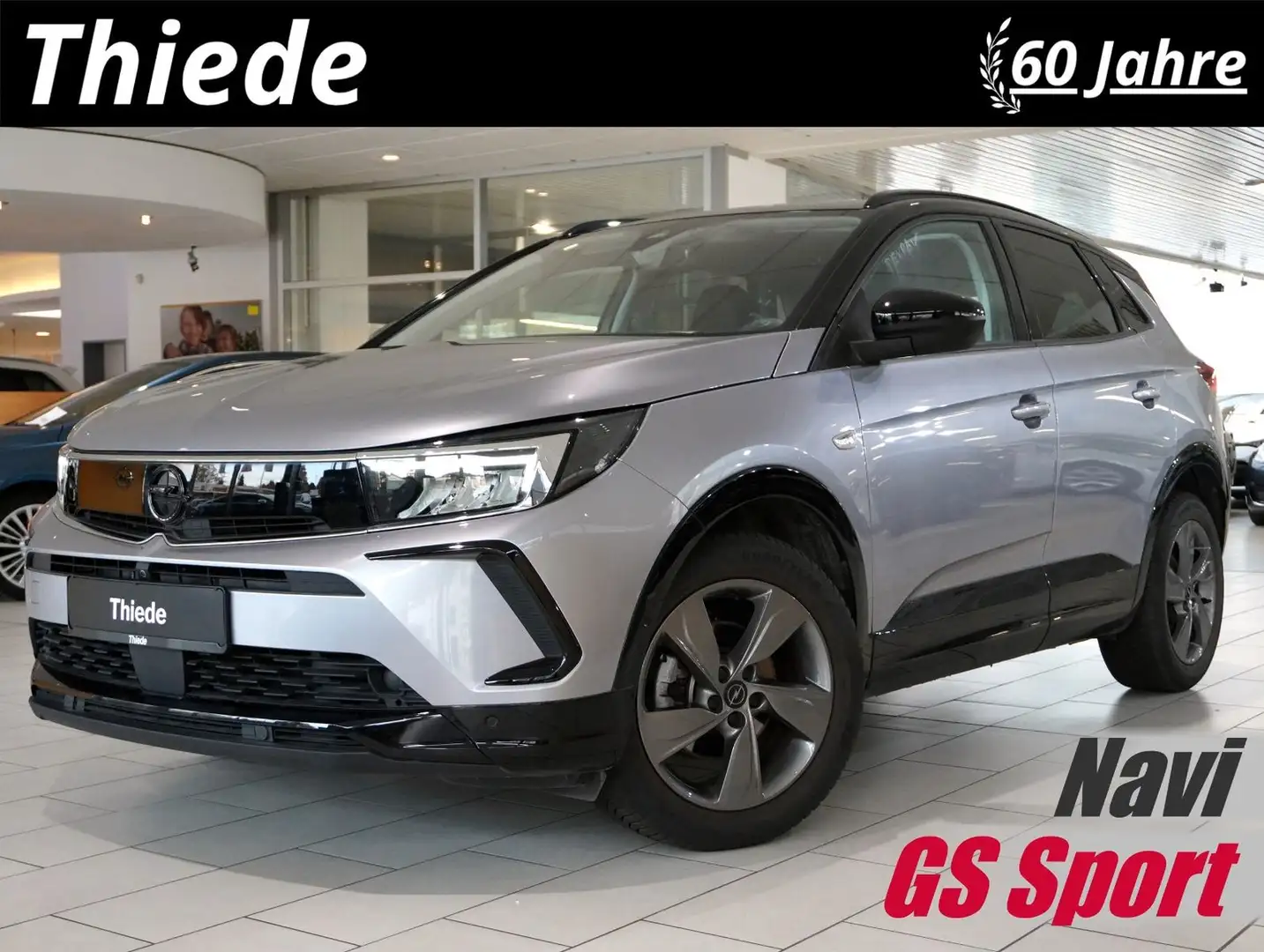 Opel Grandland X 1.2T GS SPORT NAVI/LED/VIRTU./DAB+ Šedá - 1