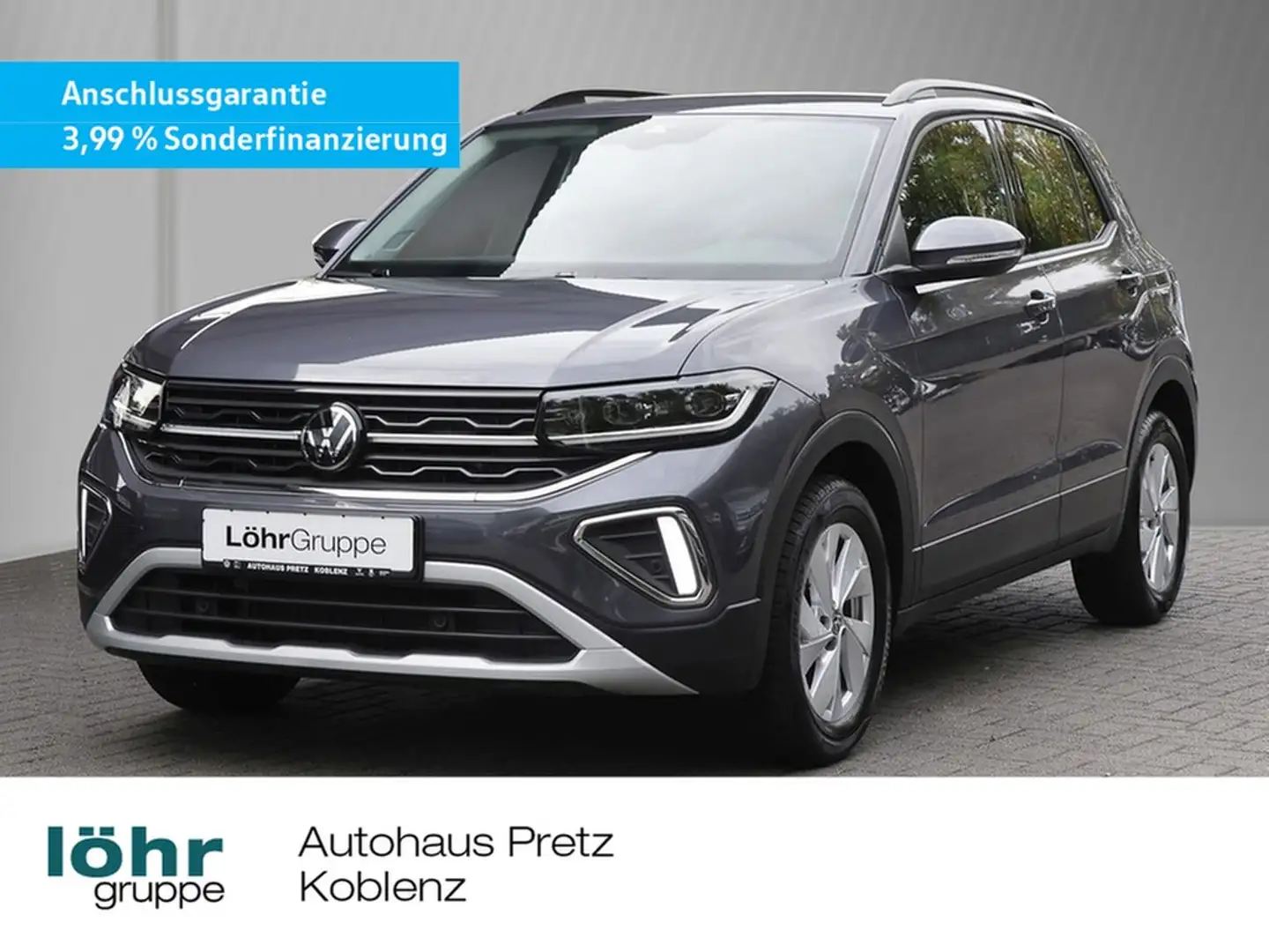 Volkswagen T-Cross 1.0 TSI Life "3,99%" IQ.Light, Keyless, App-Con... Gris - 1