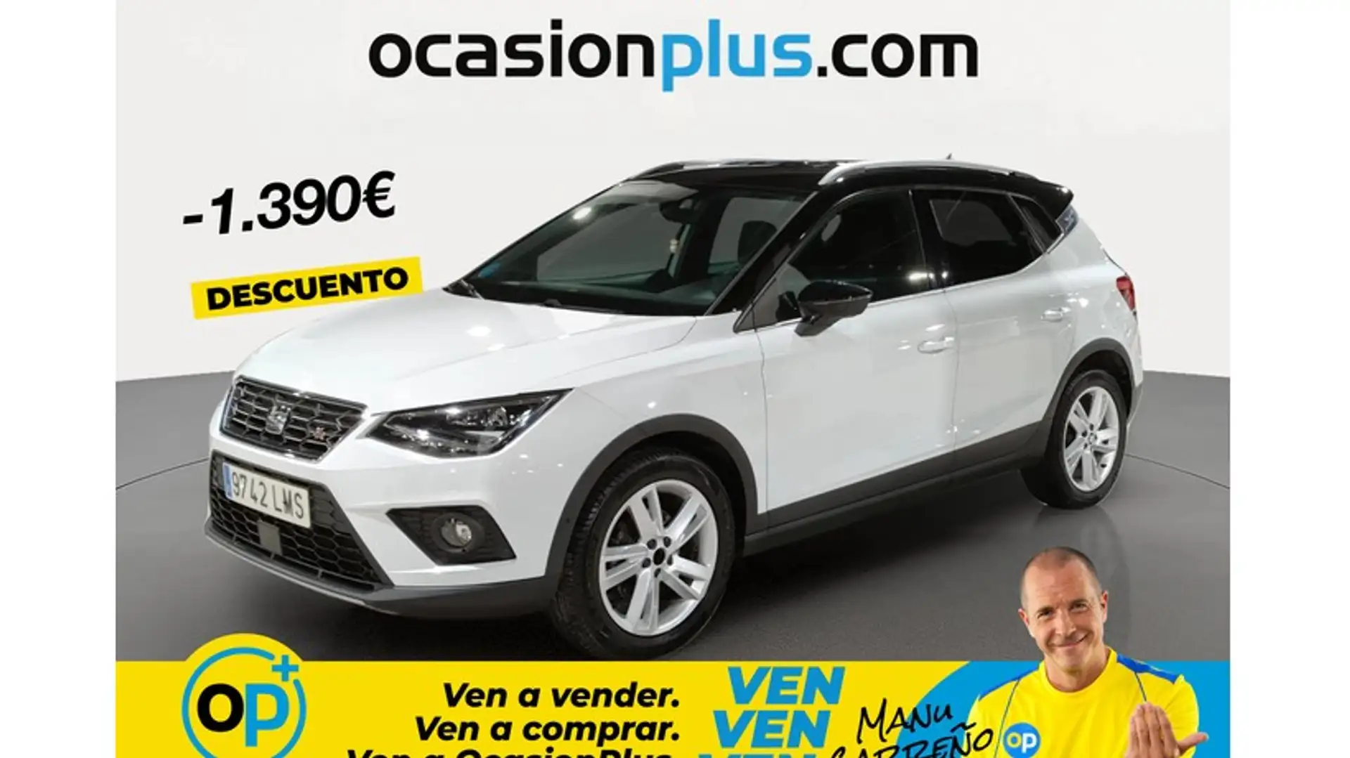 SEAT Arona 1.0 TGI S&S FR 90 Blanco - 1