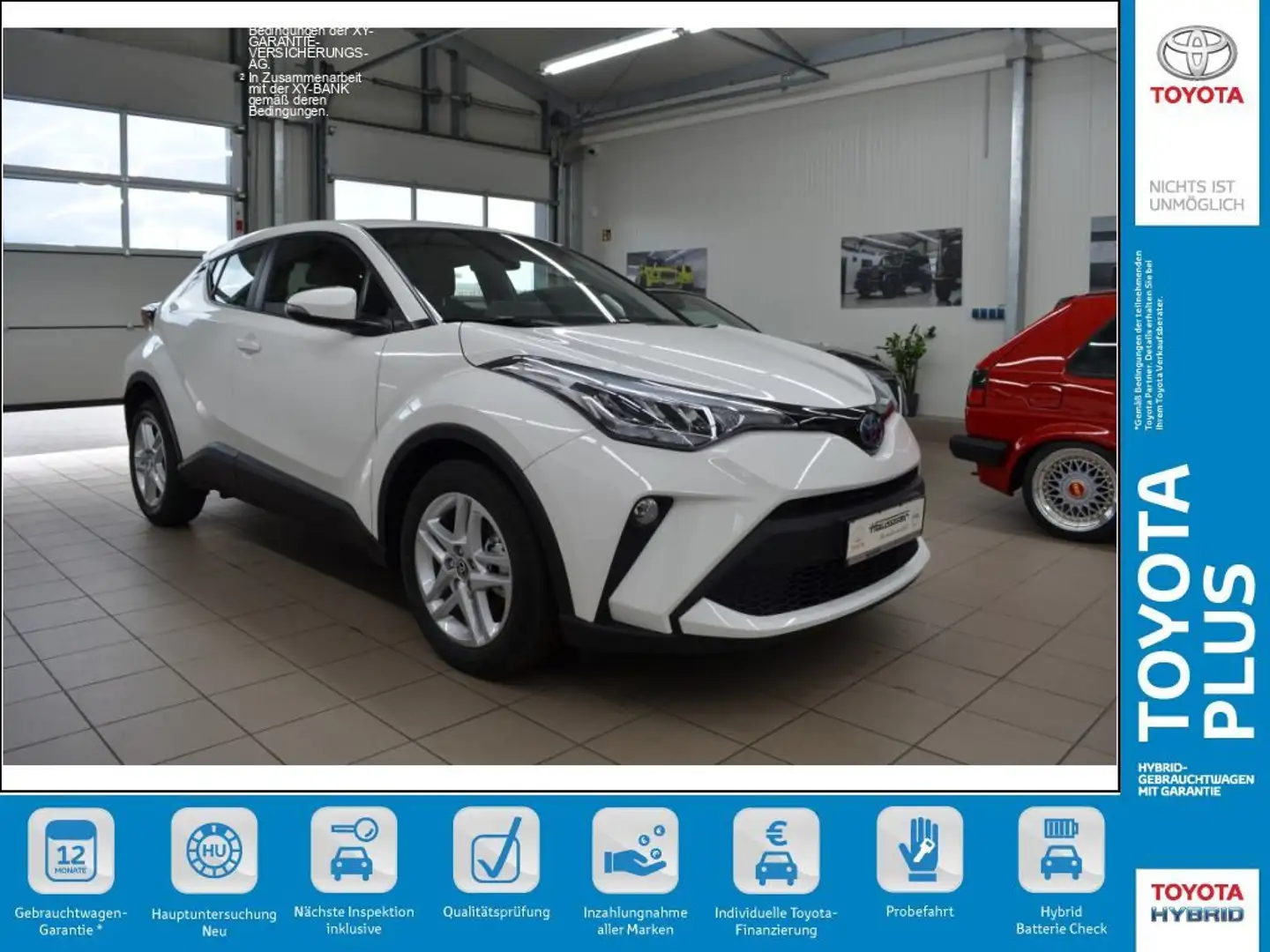 Toyota C-HR 1.8 Hybrid Flow+BLUETOOTH+KAMERA+APPLE+ANDROID Blanco - 1