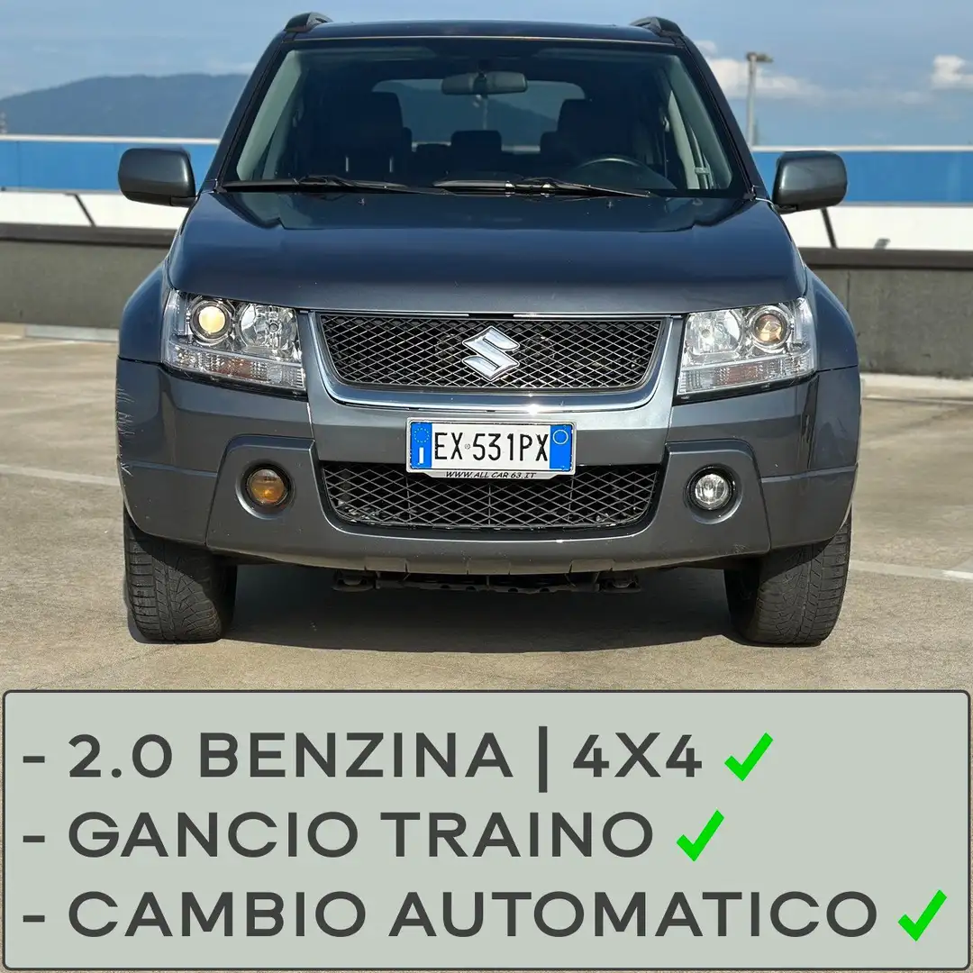 Suzuki Grand Vitara 2.0, Cambio Automatico, Gancio Traino, Pelle Tetto Grigio - 1