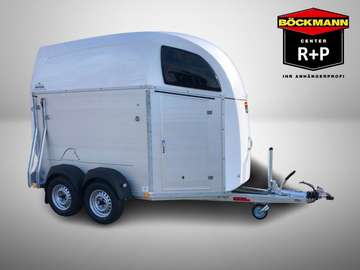 Champion R Weiß 2-Pferdeanhänger