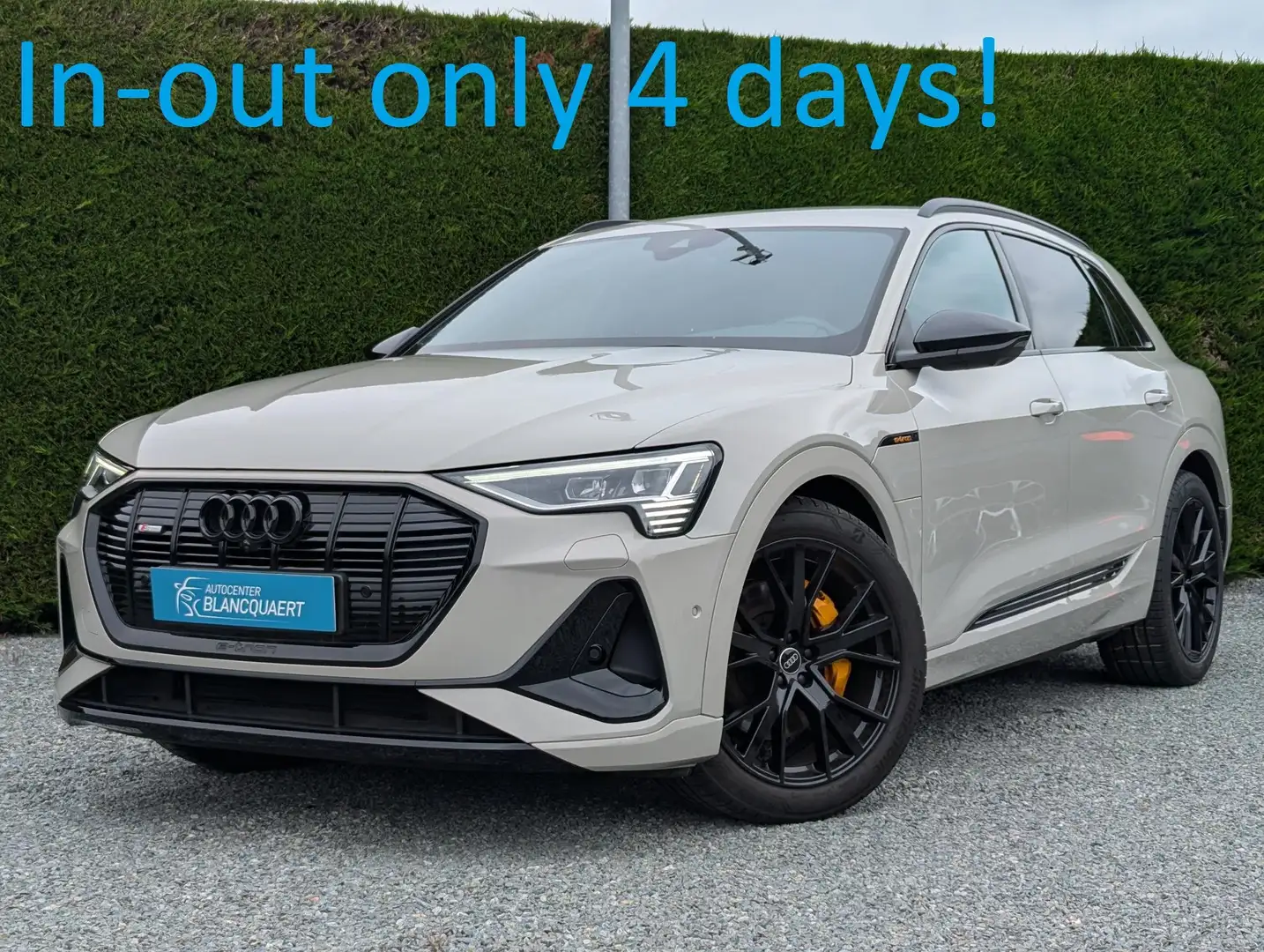 Audi e-tron !verkocht! 2x S-line - black style - sportzetels Beige - 1