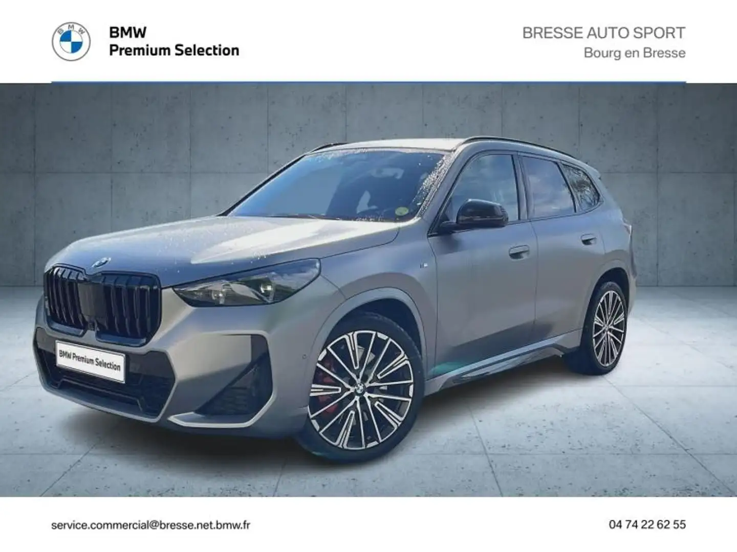 BMW X1 xDrive23d 211ch M Sport Gris - 1