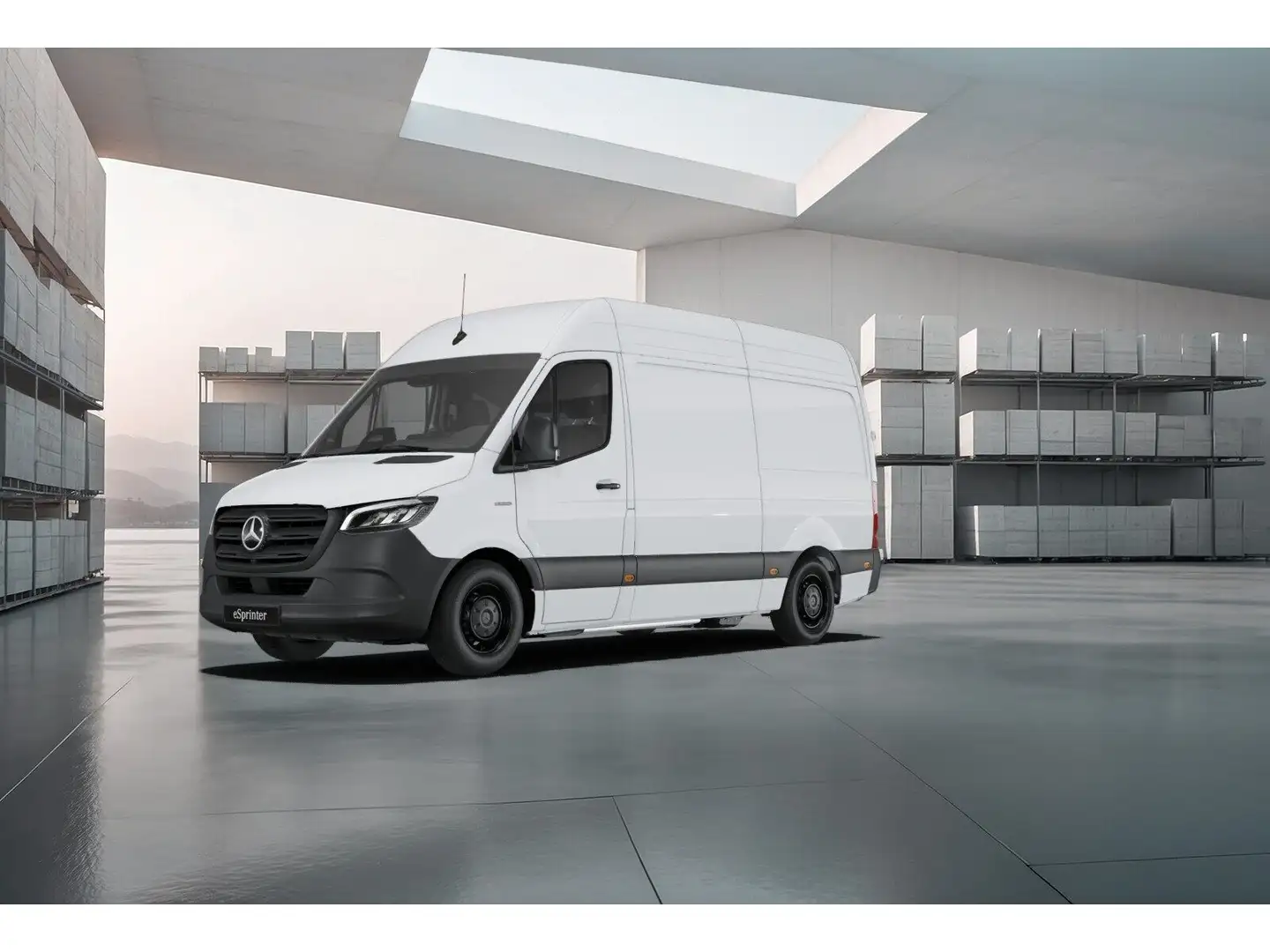 Mercedes-Benz eSprinter 320 Kasten PRO Hochdach Standard Distr Weiß - 2