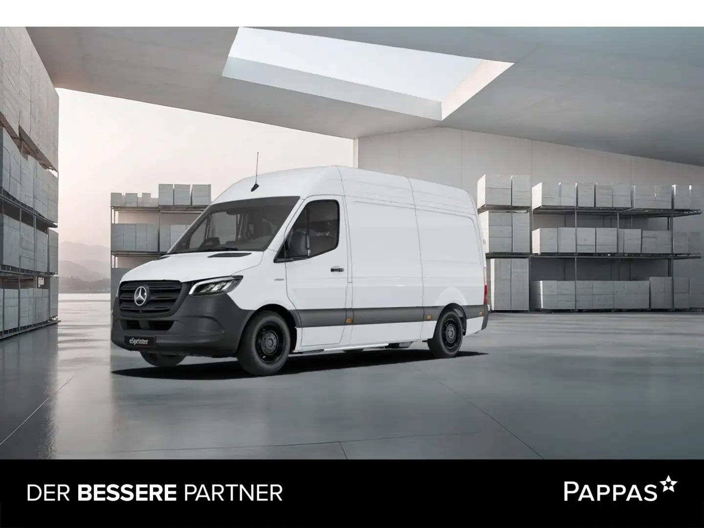 Mercedes-Benz eSprinter 320 Kasten PRO Hochdach Standard Navi Weiß - 1