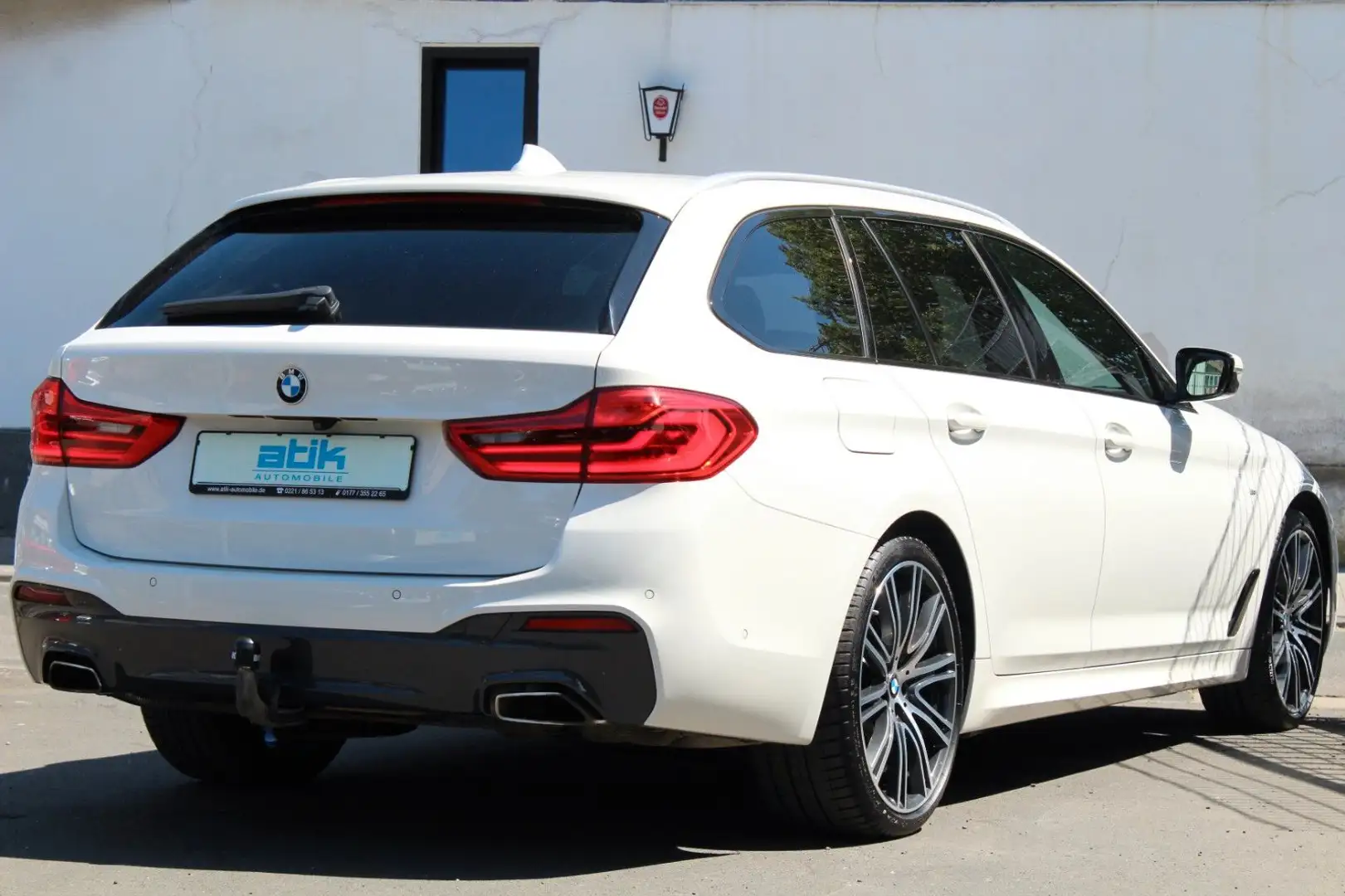 BMW 530 xDr. M-SPORT 1.Hand 360° 20" Standhz ACC HUD Blanco - 2