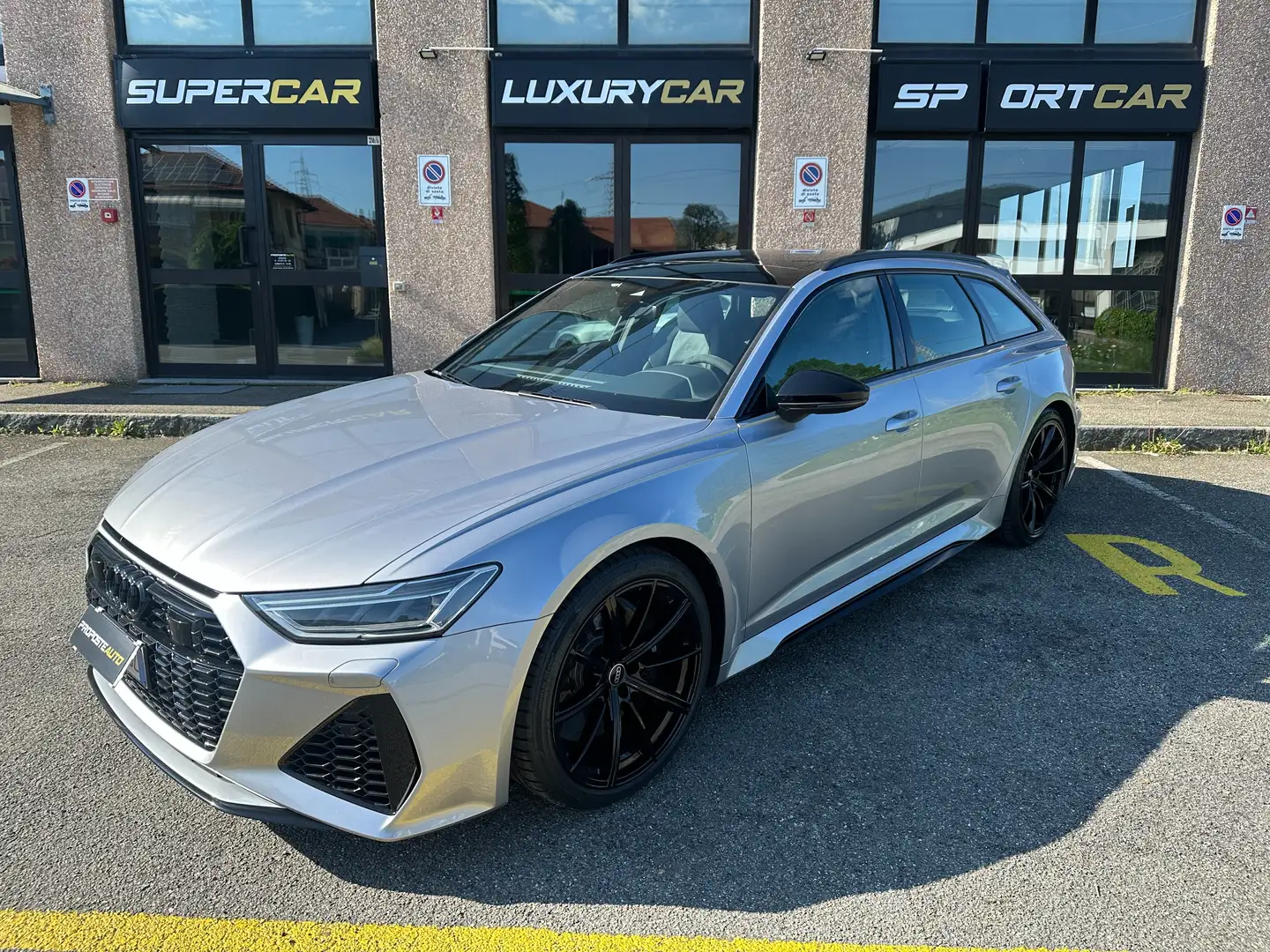 Audi RS6 Avant 4.0 mhev quattro tiptronic PREZZO REALE Zilver - 2