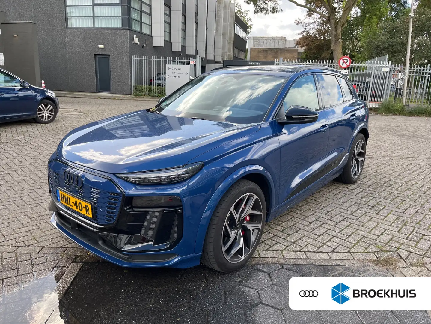 Audi Q6 e-tron SQ6 quattro 100 kWh | Luchtvering |Head Up Display Blauw - 1