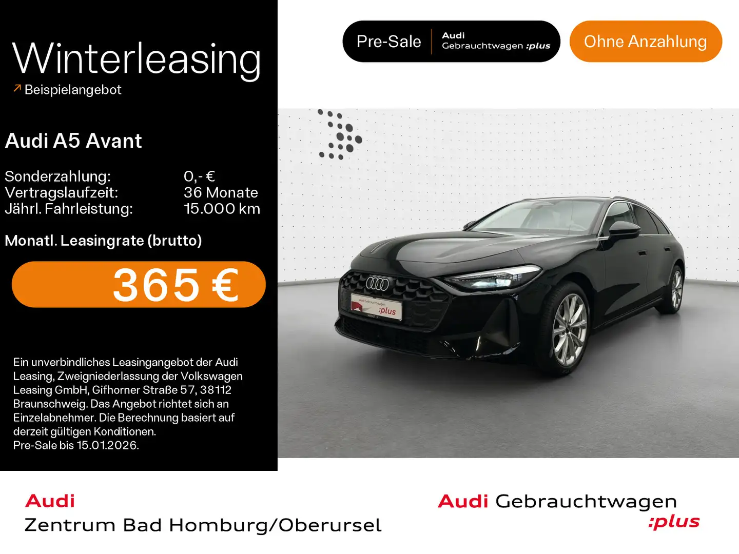Audi A5 TFSI quattro*Einparkhilfe*Navi*Tempomat Schwarz - 1