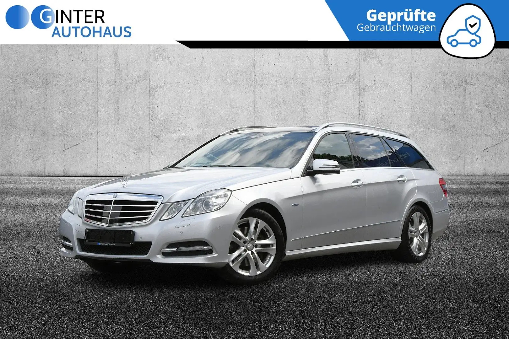 Mercedes-Benz E 350 CDI 4Matic Avantgarde*Comand*Leder*2.Hand* Argent - 1
