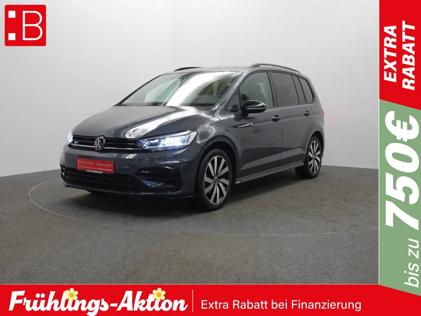 Volkswagen Touran 2.0 TDI DSG Highline R-Line DIGITAL PRO LED NAVI 1 Szary - 1