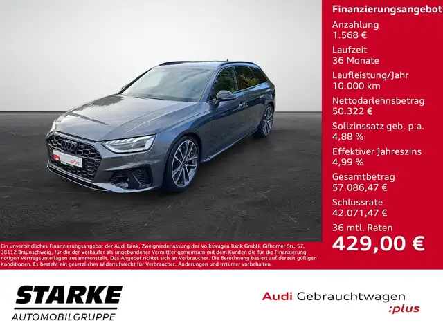 Audi S4 Avant TDI tiptronic quattro NaviPlus Matrix AHK...
