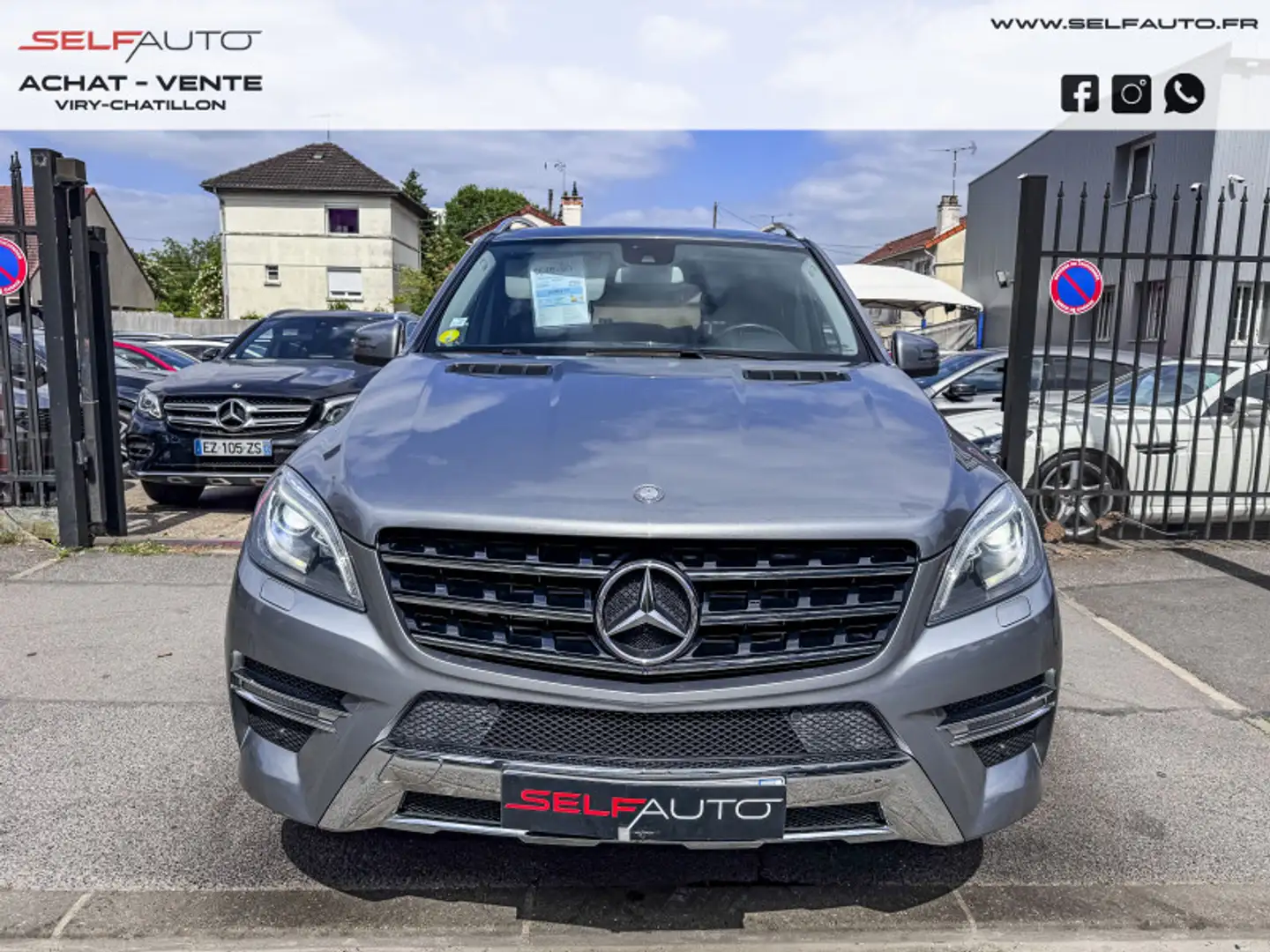 Mercedes-Benz ML 350 350 BLUETEC FASCINATION 7G-TRONIC + Gris - 2