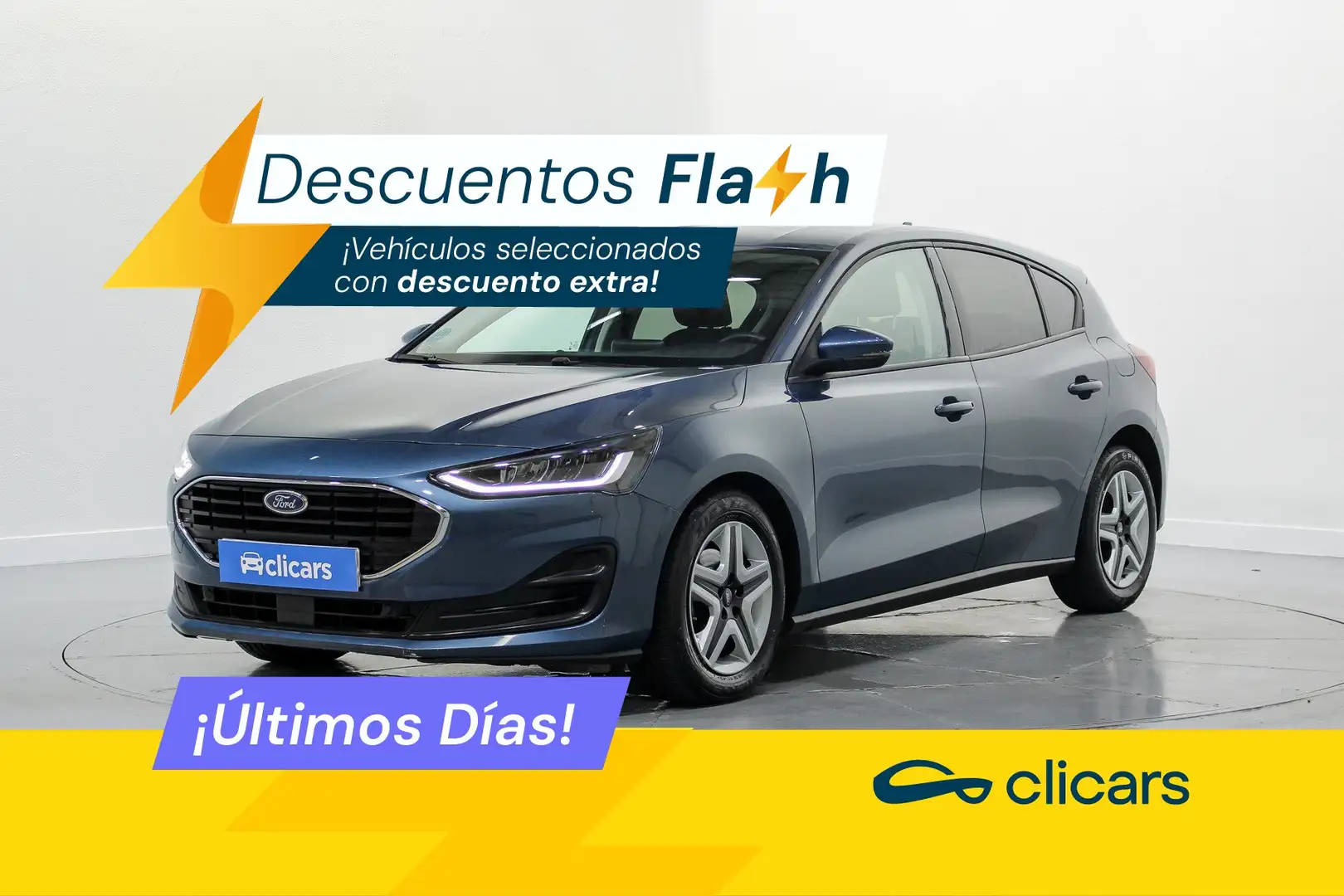 Ford Focus 1.5 Ecoblue ST-Line 120 Aut. Bleu - 1