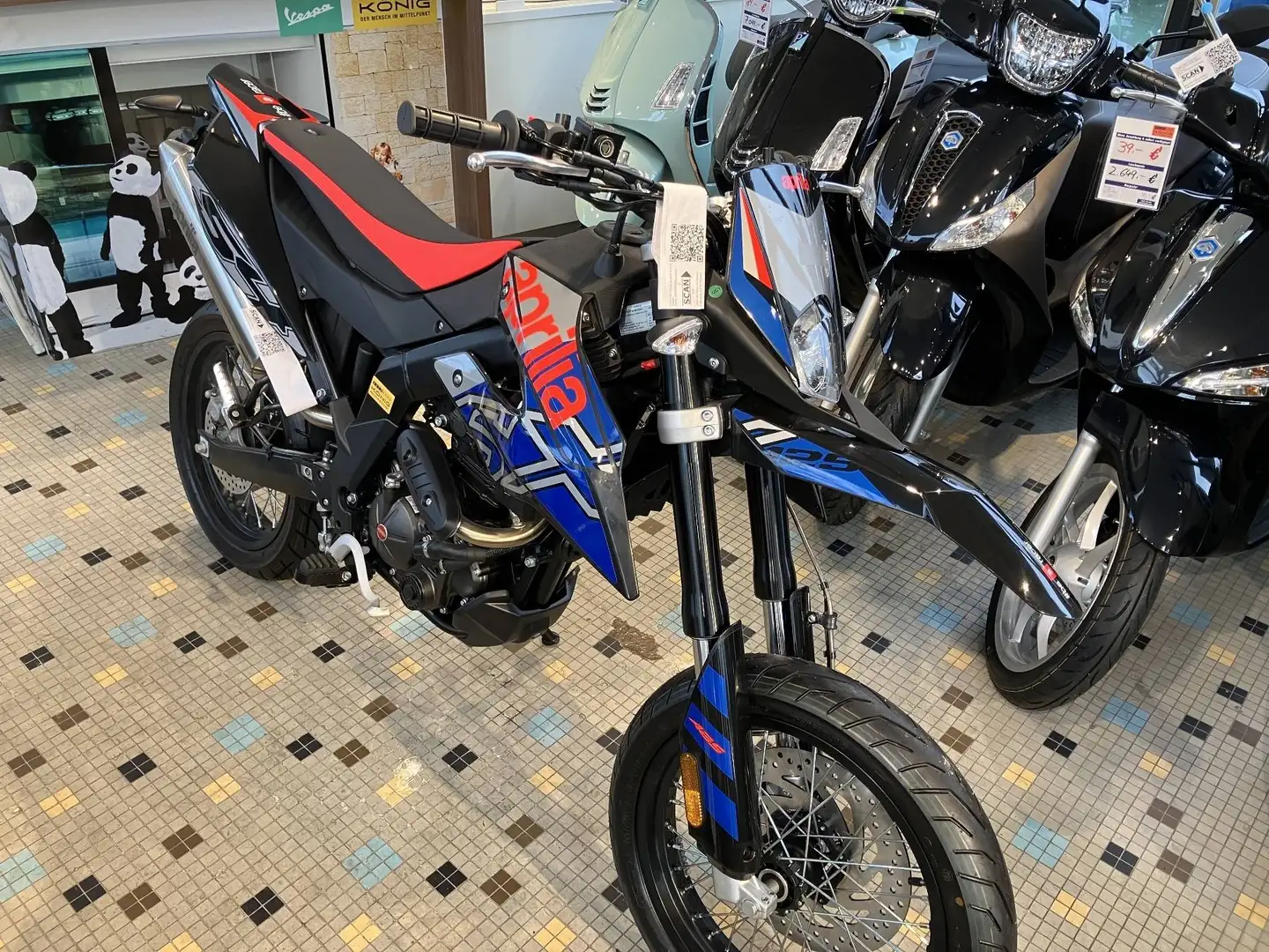Aprilia SX 125 E5 SILVER ALIEN Schwarz - 2