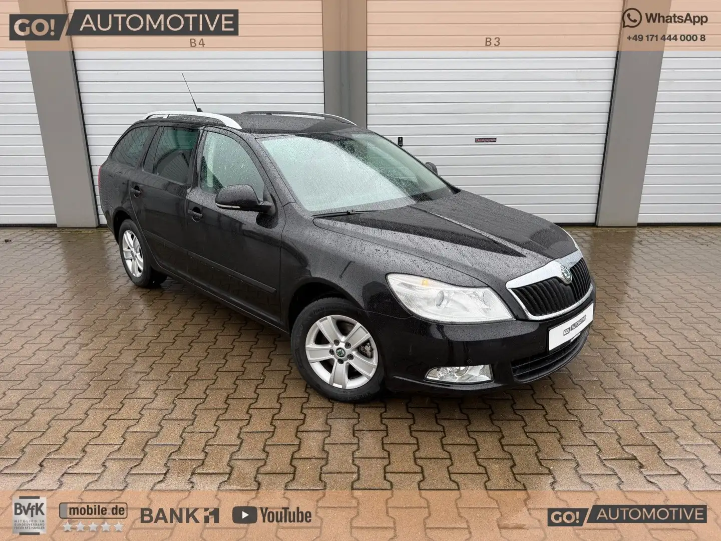 Skoda Octavia Combi 2.0 TDI, AHK, TÜV neu, 2. Hand! Schwarz - 1
