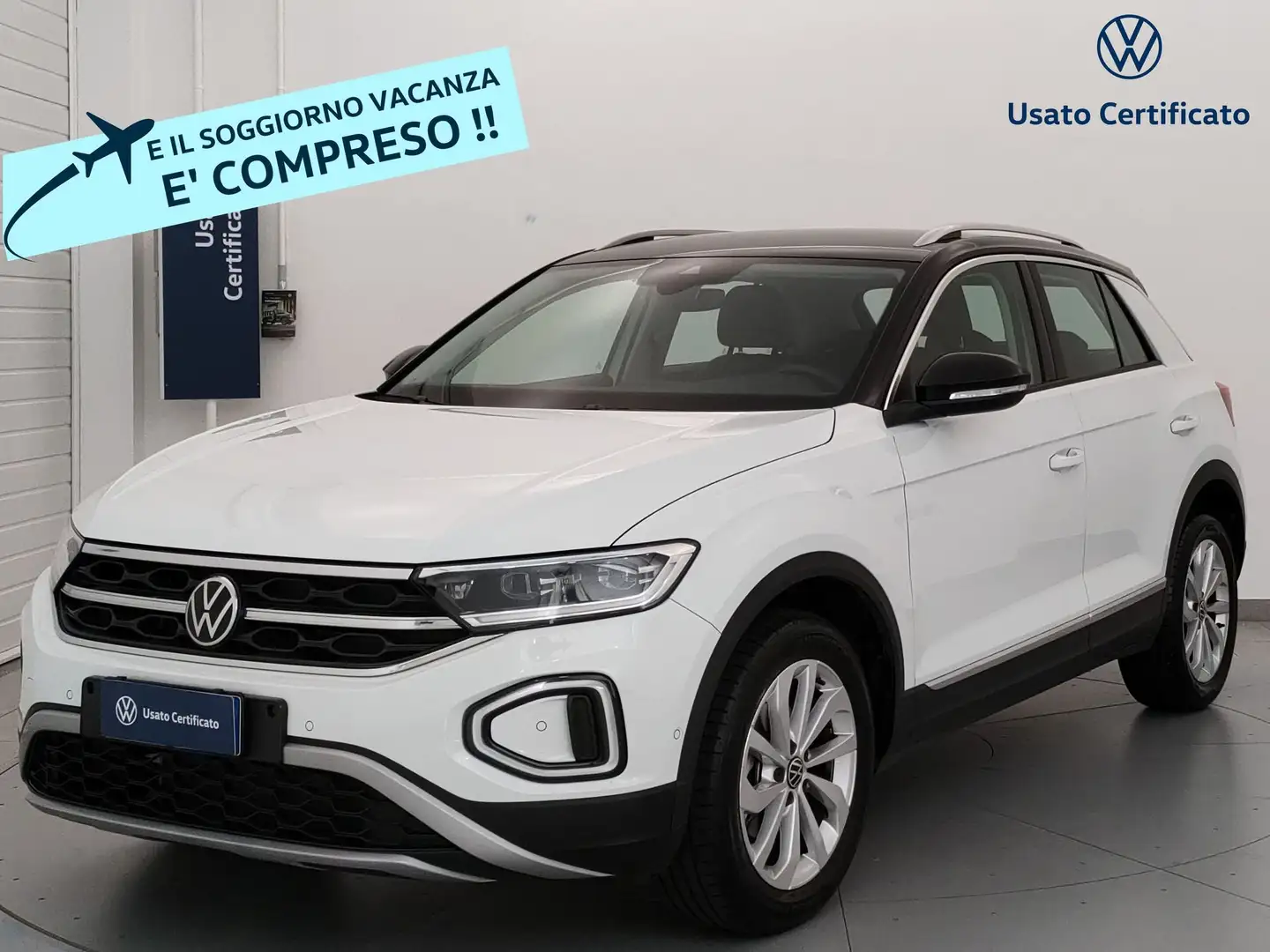 Volkswagen T-Roc 1.0 TSI Style BlueMotion Technology Wit - 1