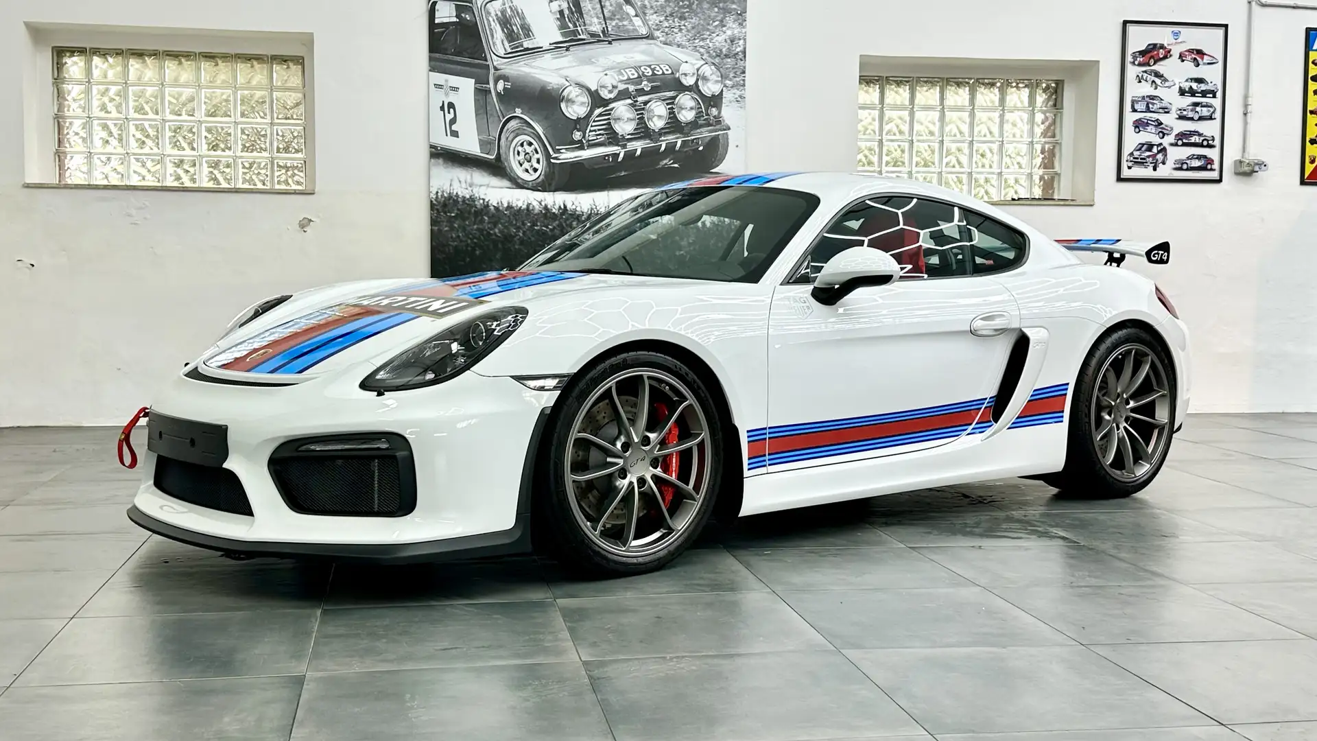 Porsche Cayman 3.8 GT4 Clubsport livrea martini originale Bianco - 1