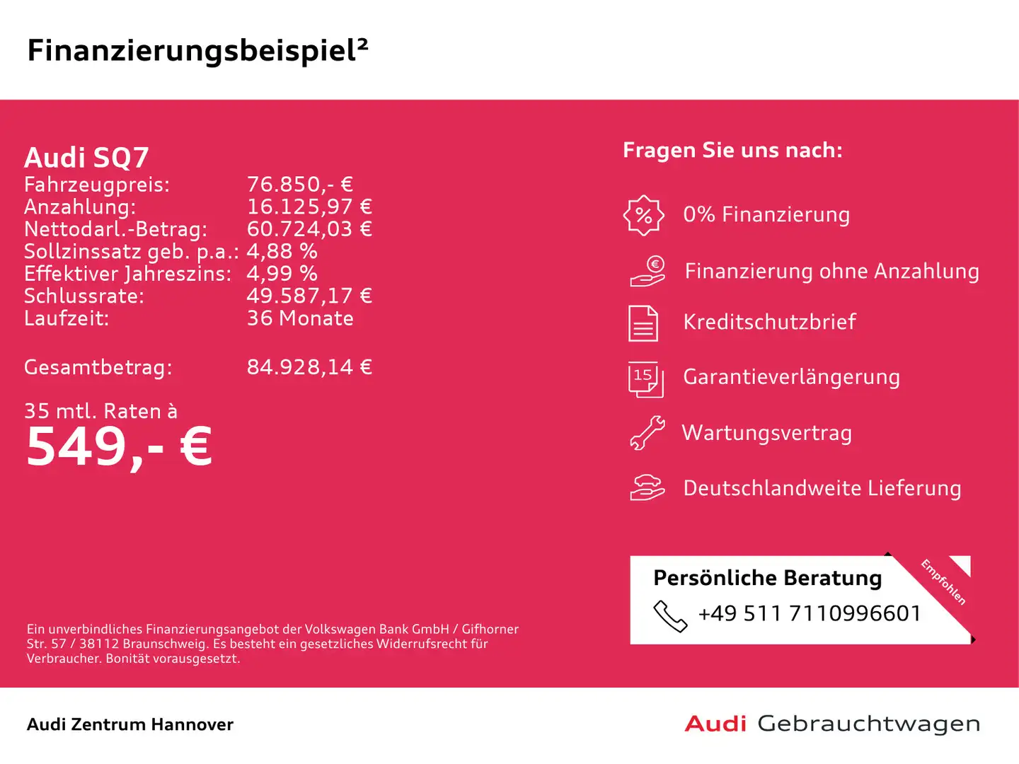 Audi SQ7 4.0 TFSI quattro competition plus Laser Pano Gris - 2