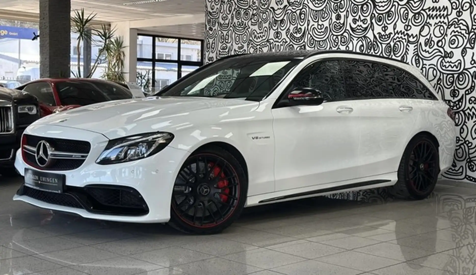 Mercedes-Benz C 63 AMG S T EDITION 1*PERFORMANCE SITZ+ABGAS* Weiß - 1