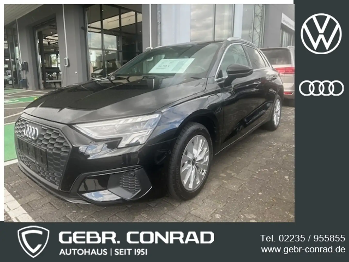Audi A3 Sportback 40 e-tron, NP: 48.000 € Schwarz - 1