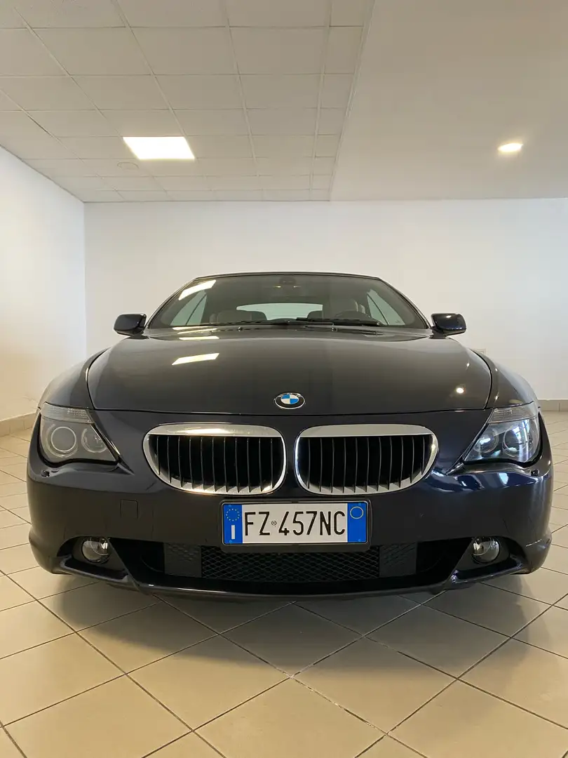 BMW 630 Ci Cabrio Modrá - 1