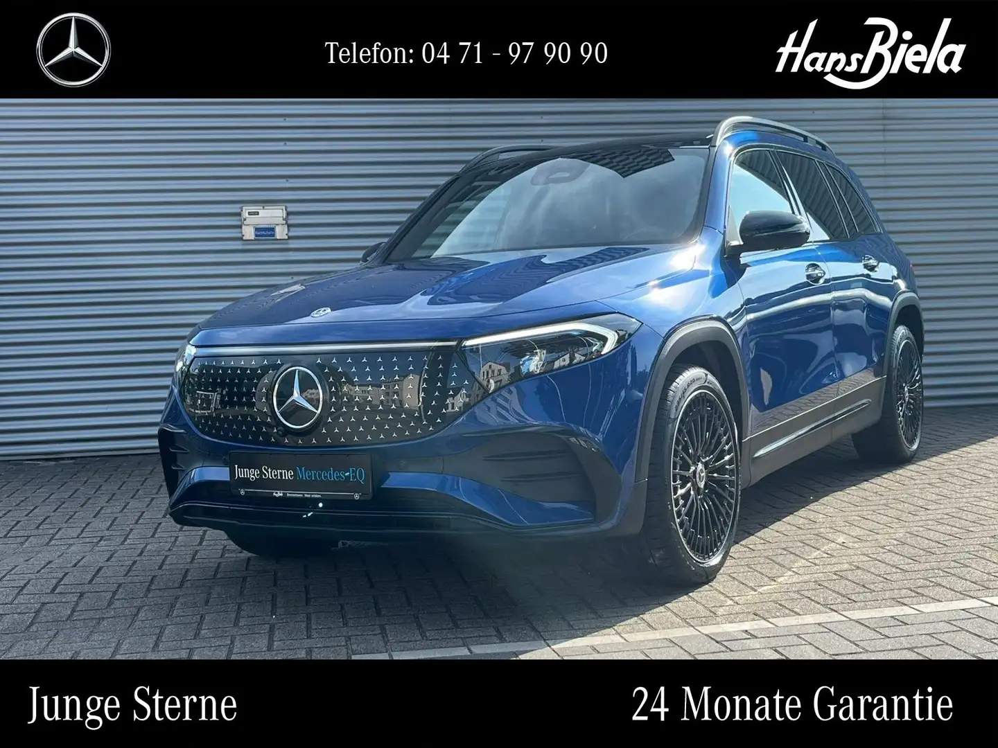 Mercedes-Benz EQB 350 EQB 350 4M AMG/Night/20"/Pano/Burm/HUD/360°/Mem Blau - 1