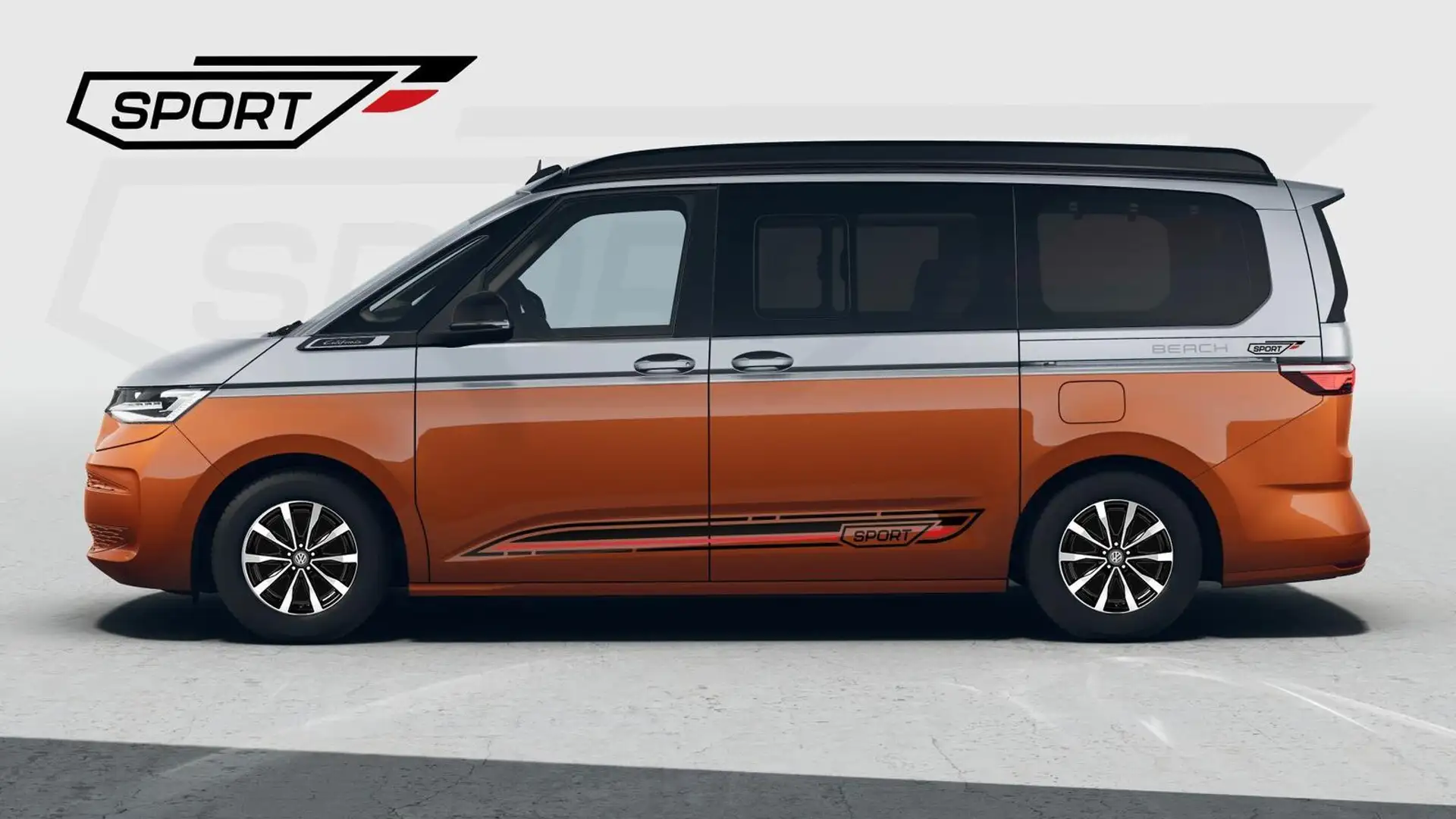 Volkswagen T7 California Beach 2.0TDI DSG Sport Edition 8 Fach GV5 High+... Orange - 1