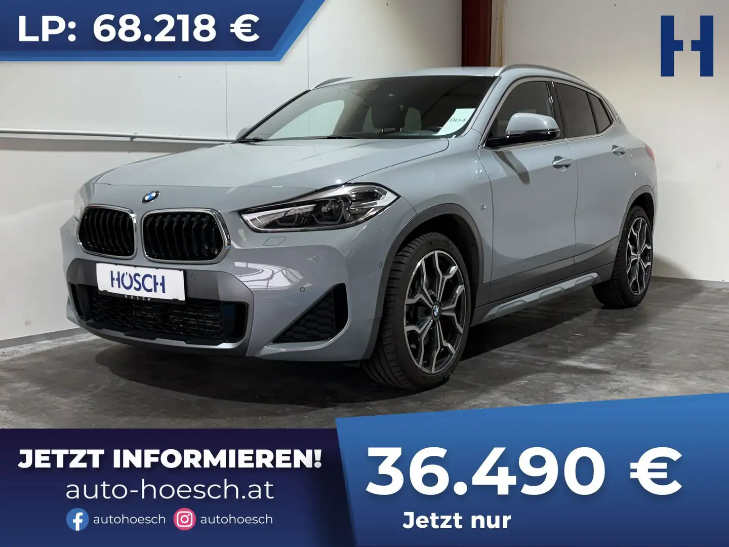 BMW X2 xDrive20I M SPORT X HEAD UP NAVI PLUS 19" ++ Gris - 1