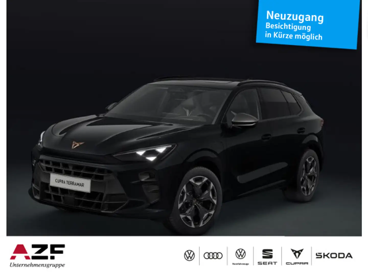 CUPRA Terramar VZ 1.5 e-HYBRID DSG+AHK+Sennh+Pano+Head Schwarz - 1
