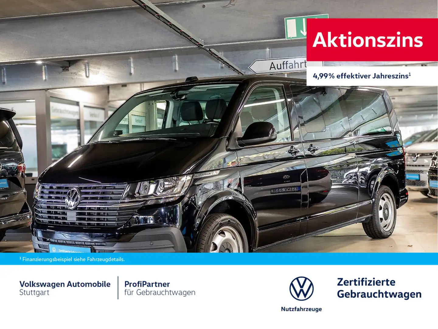 Volkswagen T6.1 Caravelle Comfortline LR DSG 2.0 TDI Zwart - 1