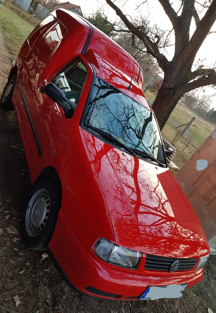 Volkswagen Caddy Vw Caddy 1.4 Behörde orig .45000km AHK LKW Rojo - 2
