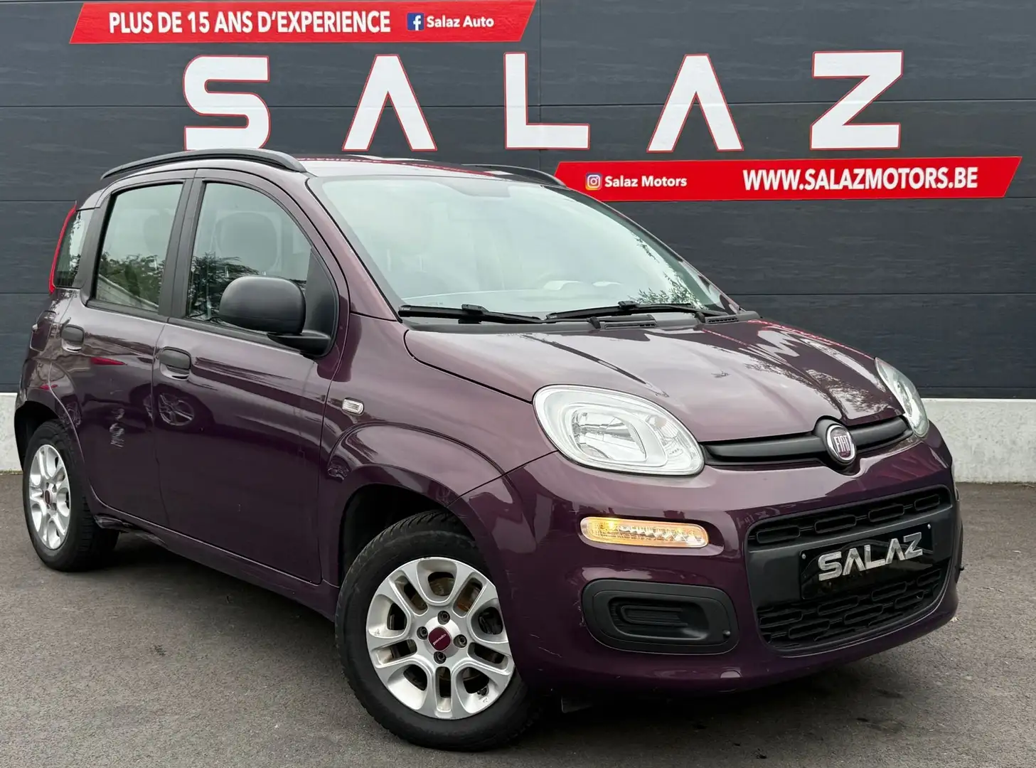 Fiat Panda Panda 1.2i_FRAIS CARROSSERIE_VENTE MARCHAND_ Mauve - 1