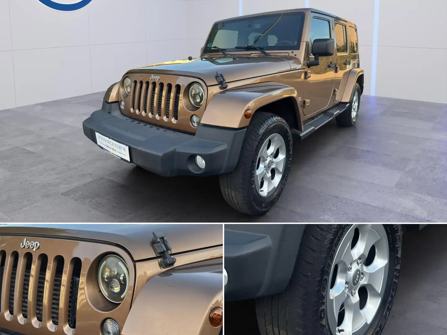 Jeep Wrangler Sahara *SAND-BRONZE METALLIC*LEDER*AHK* Bronze - 2