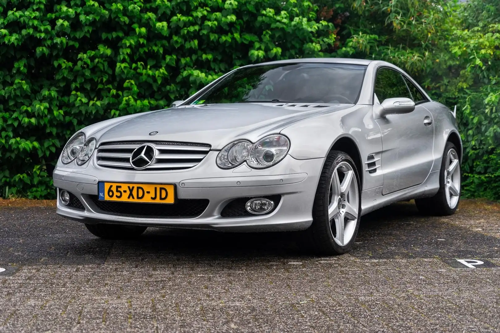 Mercedes-Benz SL 500 SL-Klasse 500 Orgineel Nederlands Perfecte staat! Grijs - 1