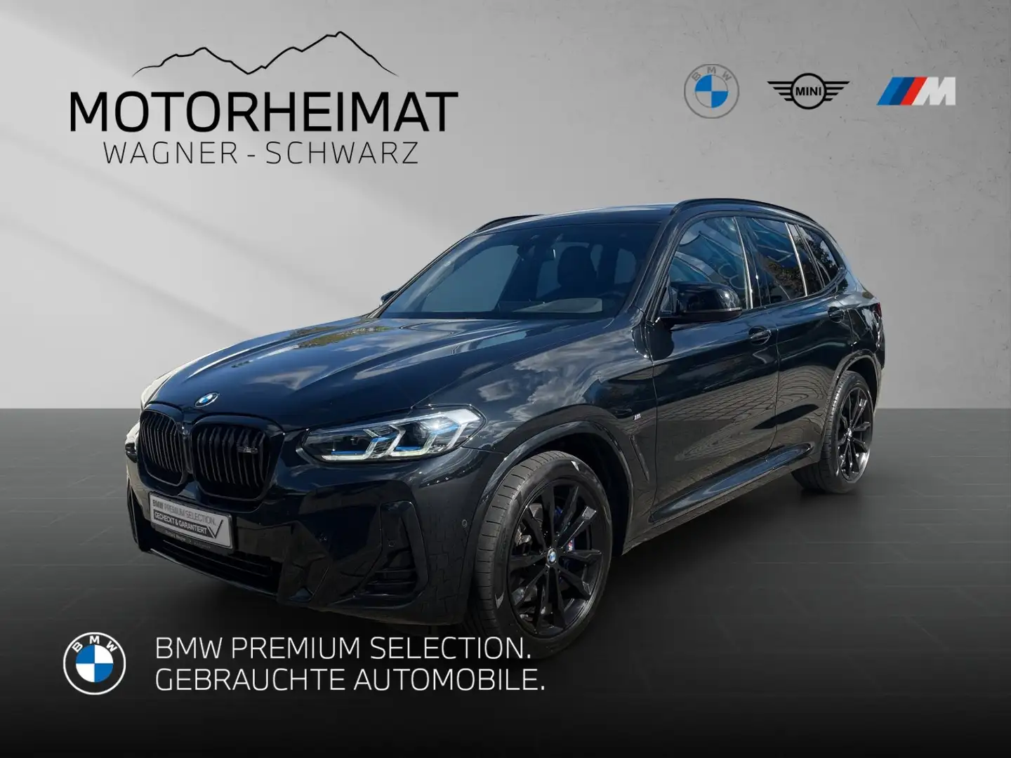 BMW X3 M 40d Laser Standhzg HUD RFK AHK Schwarz - 1
