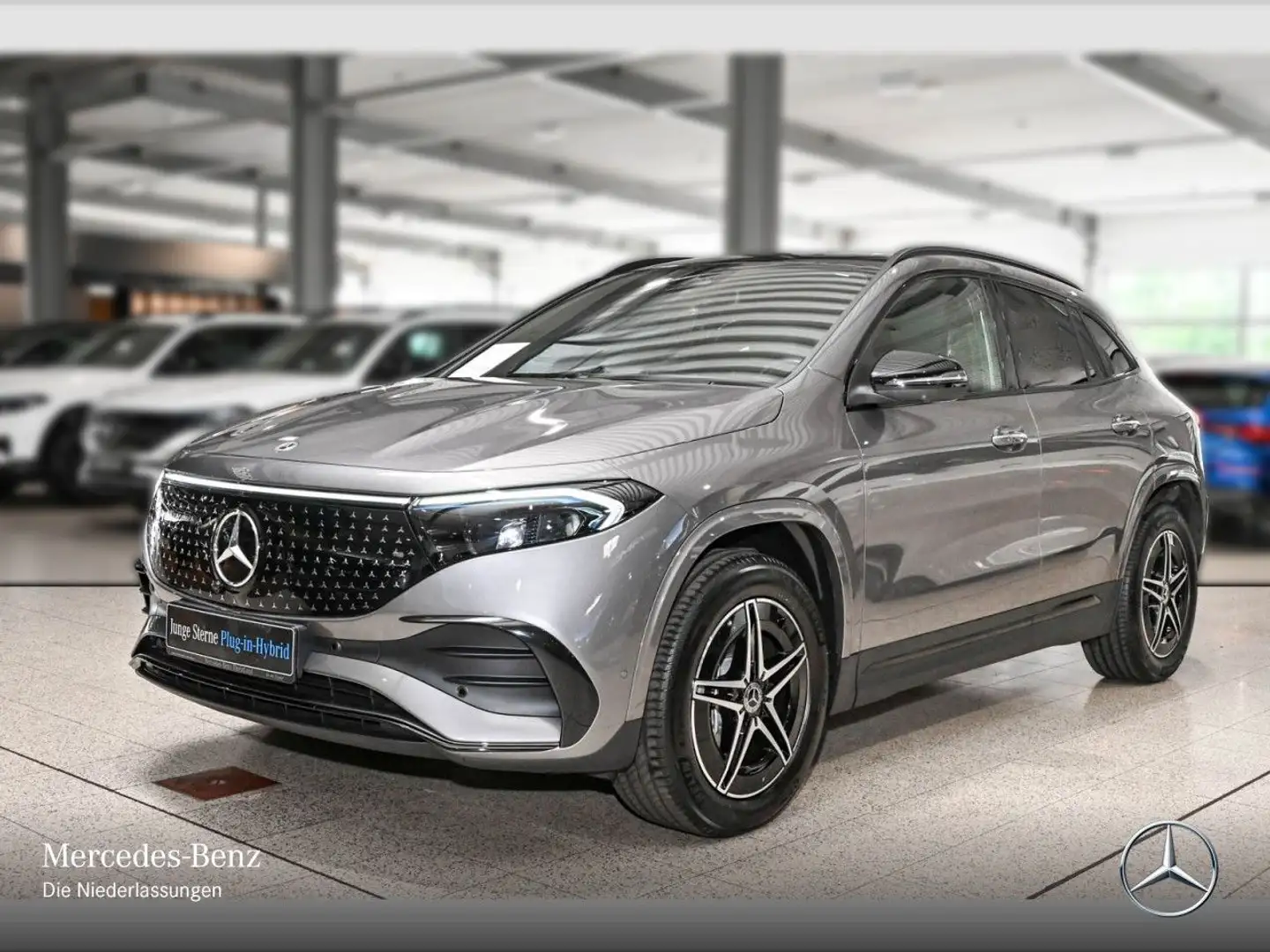 Mercedes-Benz EQA 300 4M AMG+NIGHT+PLUS-PAKET+PANO+360+KEYLESS Grau - 2