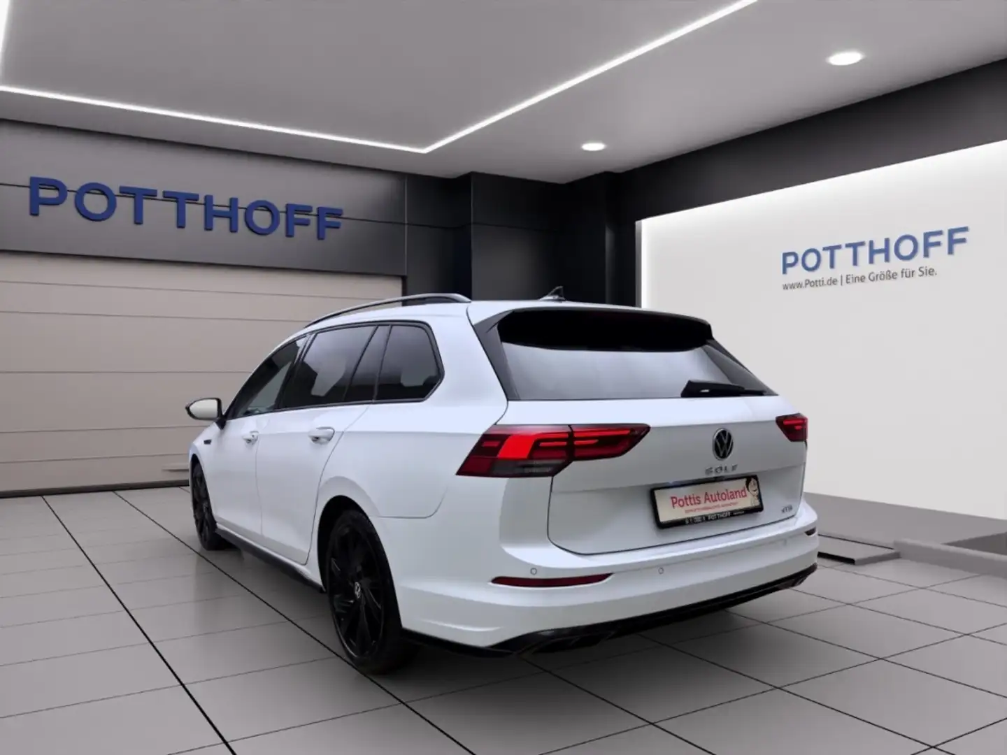 Volkswagen Golf Variant 1.5 eTSI DSG R-LINE NAVI LED+ KAMERA ACC Weiß - 2
