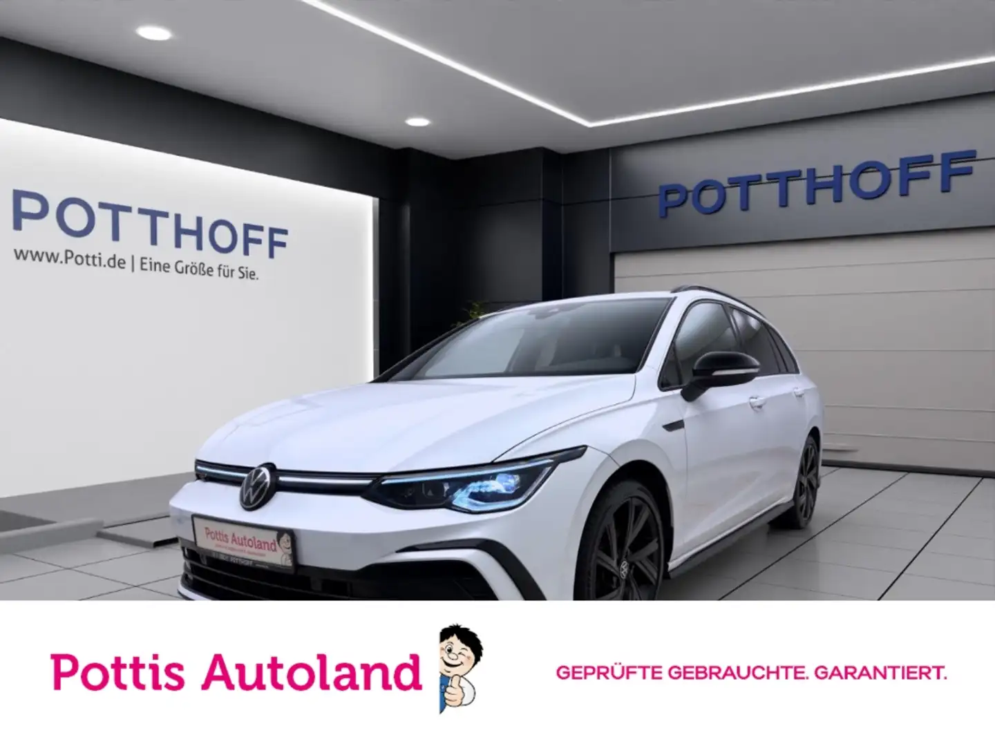 Volkswagen Golf Variant 1.5 eTSI DSG R-LINE NAVI LED+ KAMERA ACC Weiß - 1