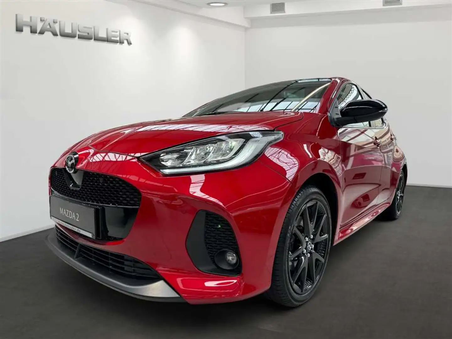Mazda 2 Hybrid Homura Plus mit Panoramadach, Navi & Head-U Rot - 1