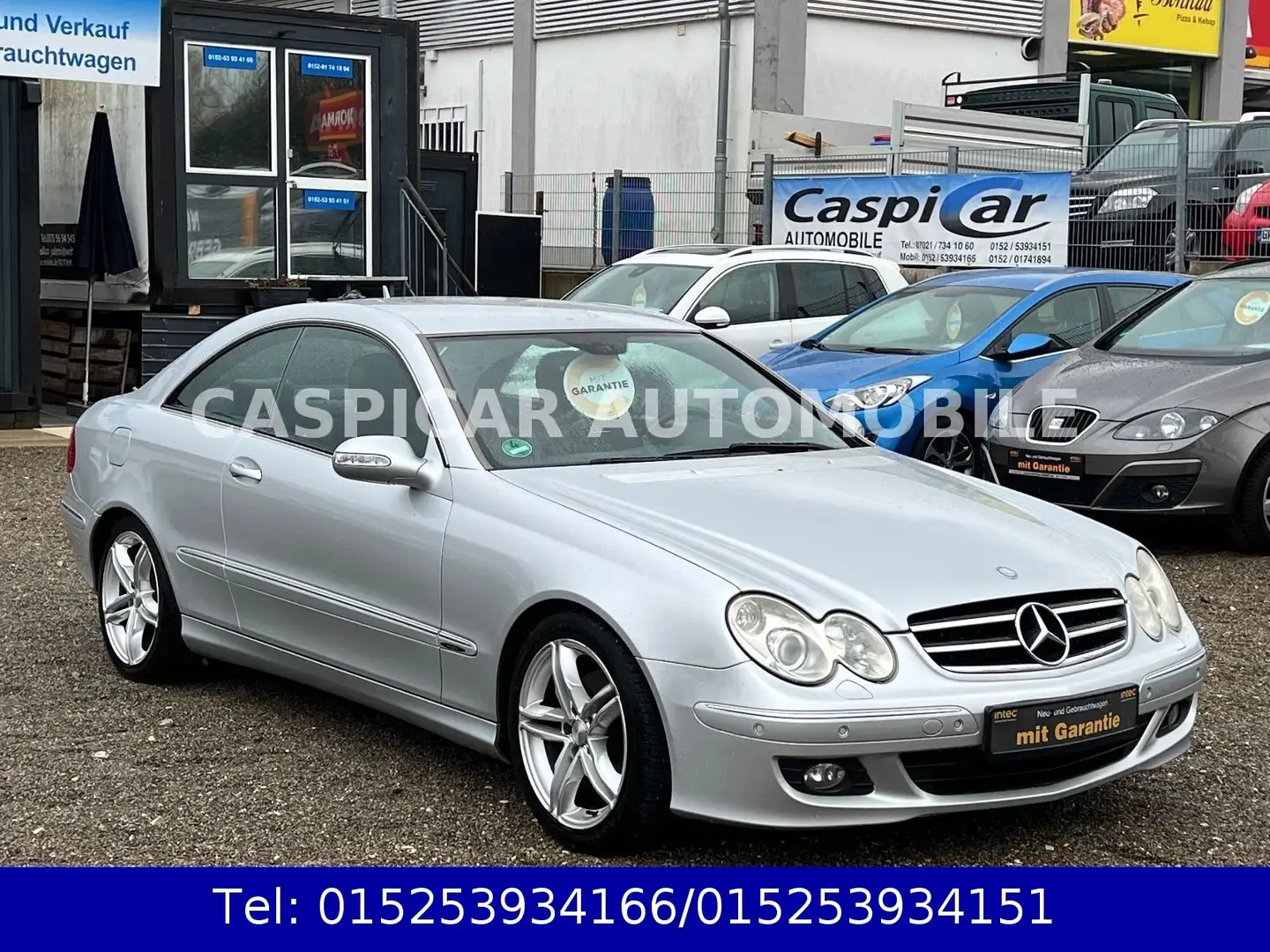 Mercedes-Benz CLK 200 Kompr. AVANTGARDE,NAVI,SHZ,8 FACH BER.., Argent - 1