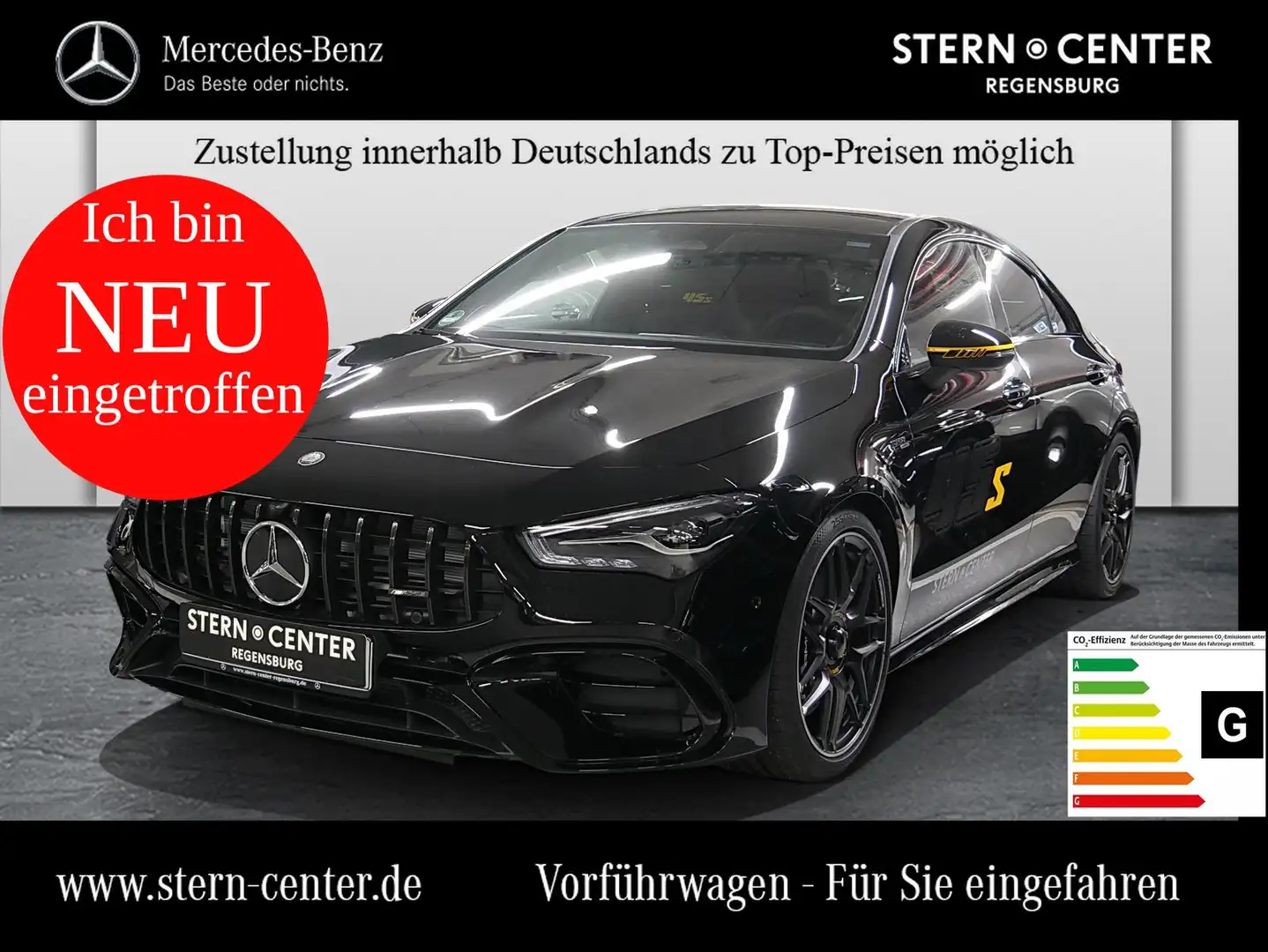 Mercedes-Benz CLA 45 AMG S 4MATIC+ Coupé AMG LED SHD MBUX Wide Noir - 1