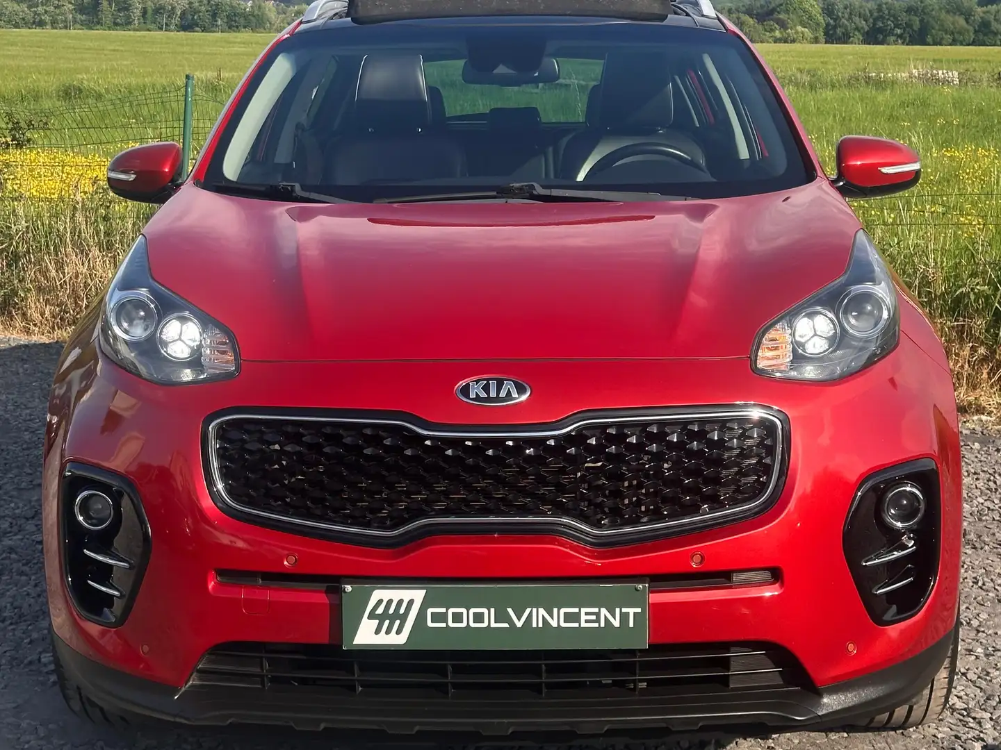 Kia Sportage 1.7CRDi Full Full Options - PANO - CAM - Sg chauff Rood - 2