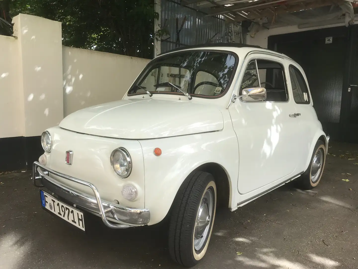 Fiat 500 Weiß - 1