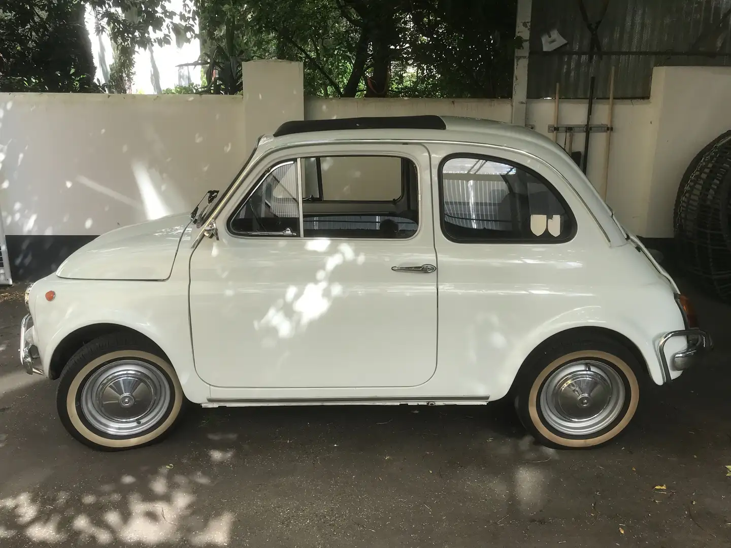 Fiat 500 Weiß - 2