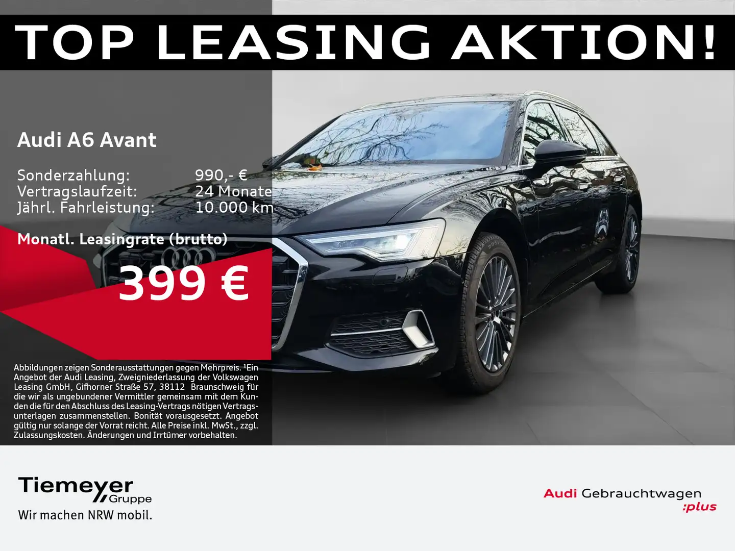Audi A6 50 TFSI e Q ADVANCED SPORTSITZE AHK KAM Schwarz - 1